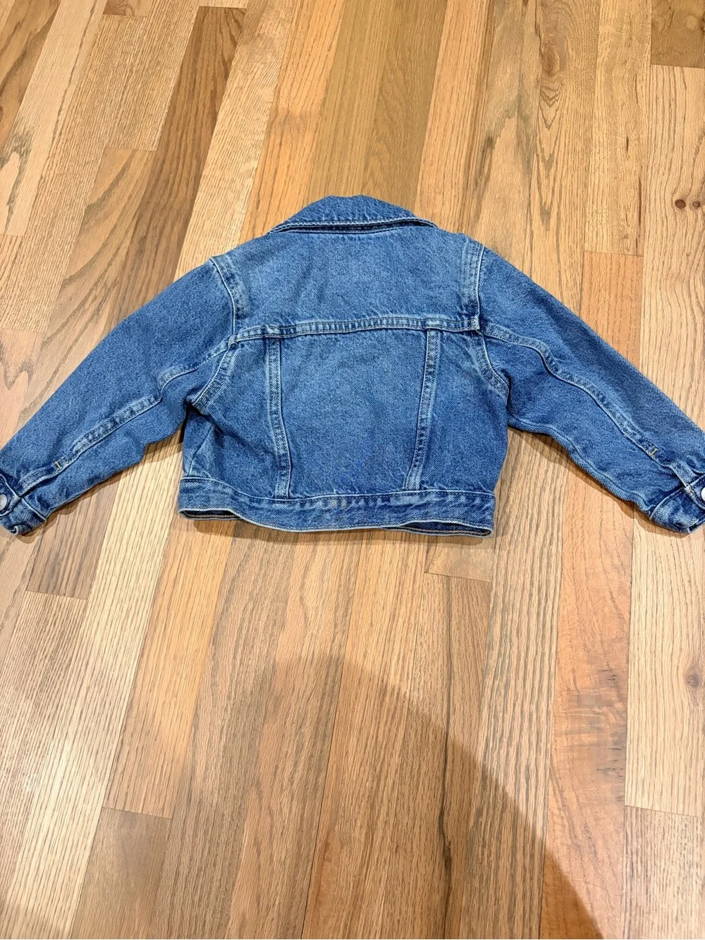 Old Navy toddler girl denim jean jacket with hearts